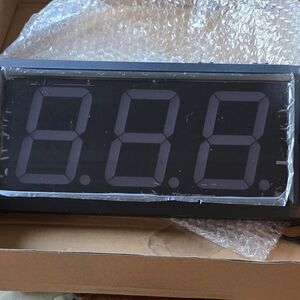 Digital LED Display Timer/Counter - Black With Remote